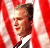 image for Bush announces gay tax-exempt status in return for gay marriage ban