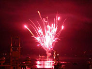 As fireworks were lighting the sky, President Obama apologized for the war crimes and other offenses against Loyalists 